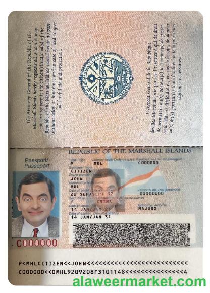 MARSHALL ISLANDS pass